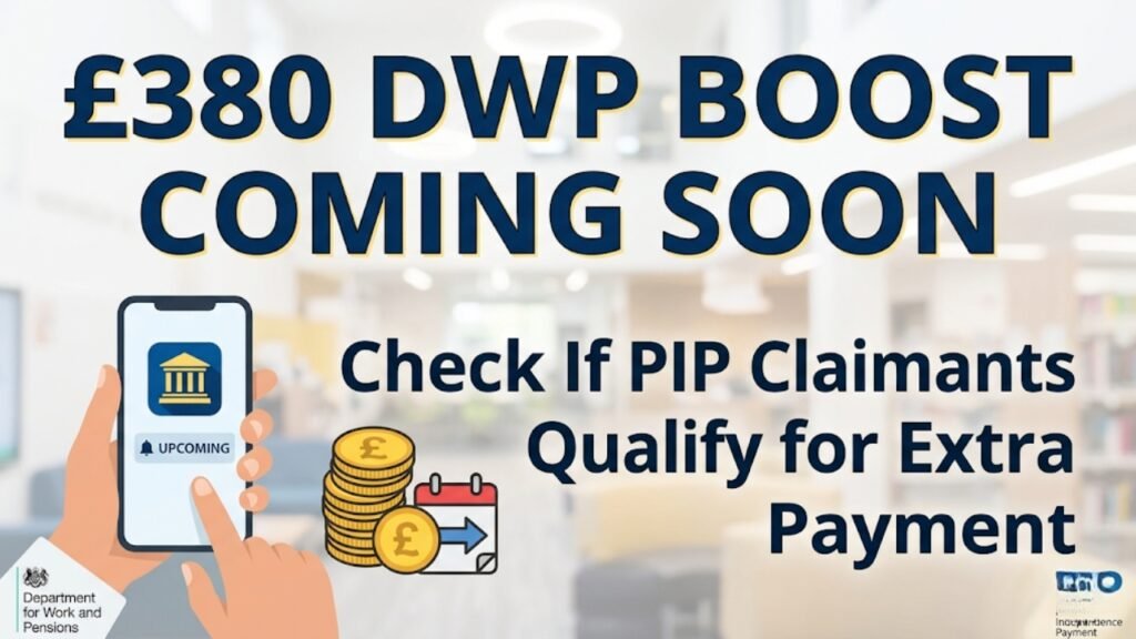 £380 DWP Boost Coming Soon: Check If PIP Claimants Qualify for Extra Payment