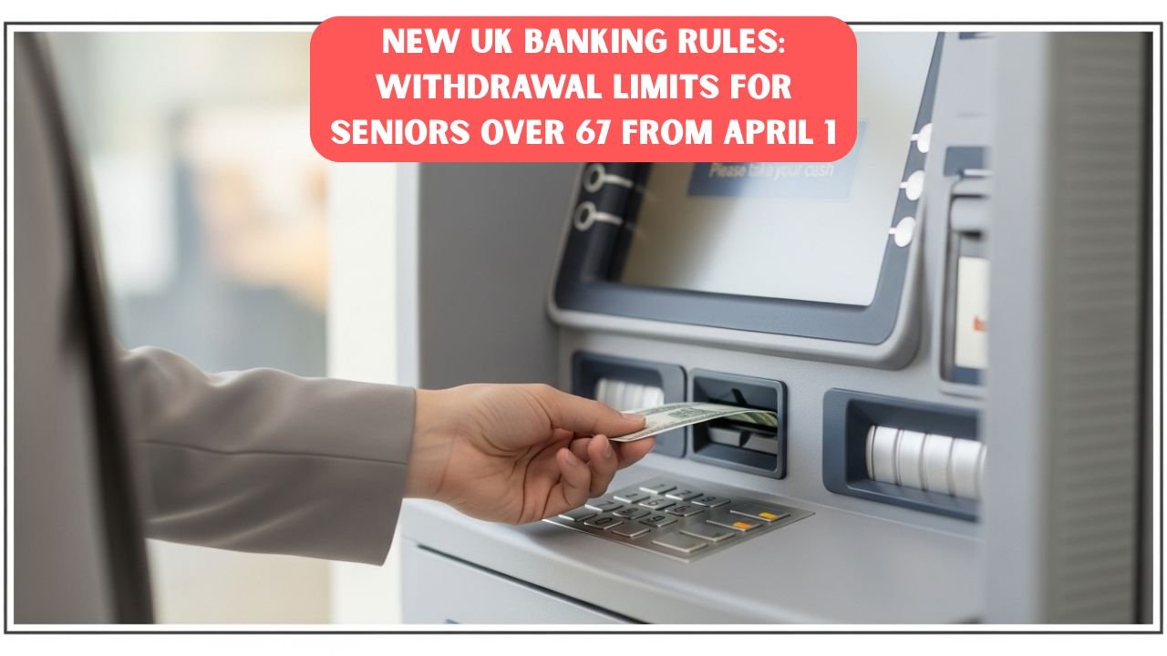 New UK Banking Rules: Withdrawal Limits for Seniors Over 67 from April 1