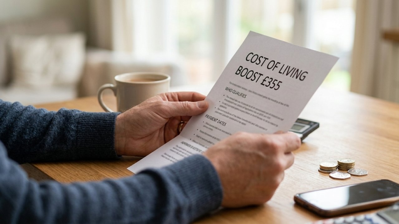 UK £355 Cost of Living Boost Confirmed: Who Qualifies & Payment Dates