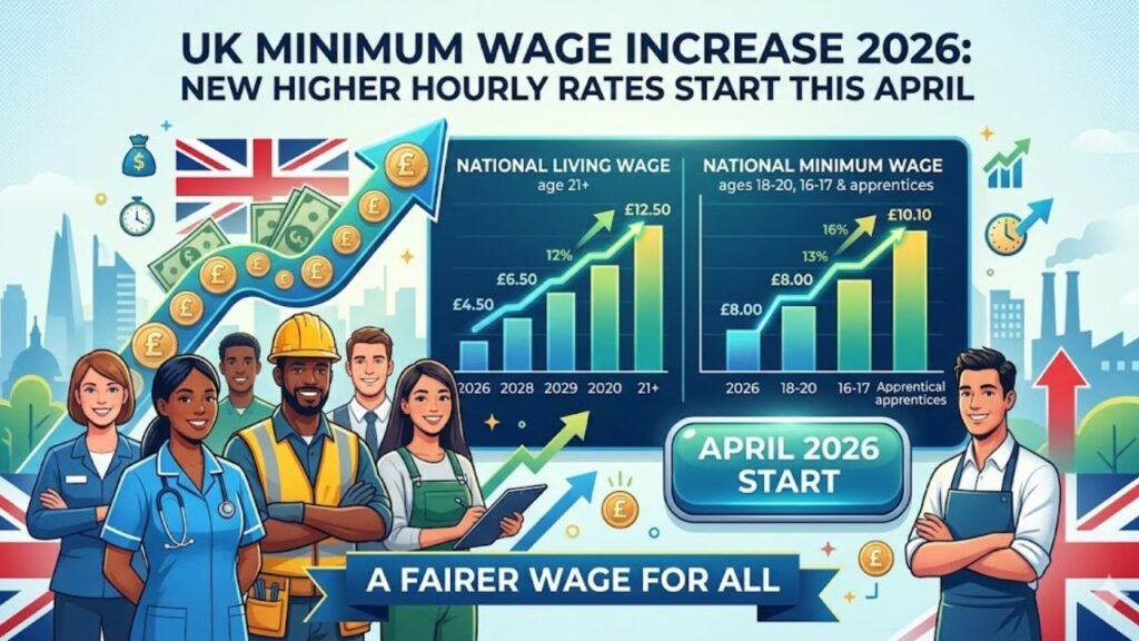 UK Minimum Wage Increase 2026: New Higher Hourly Rates Start This April