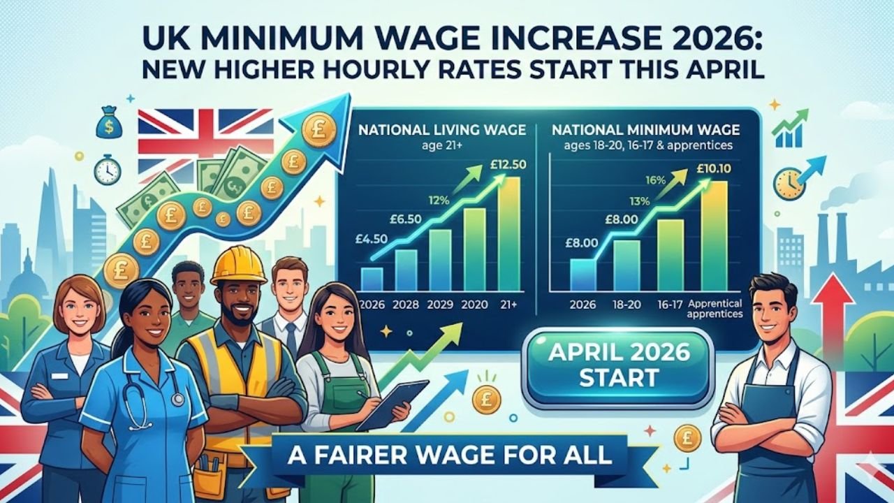 UK Minimum Wage Increase 2026: New Higher Hourly Rates Start This April