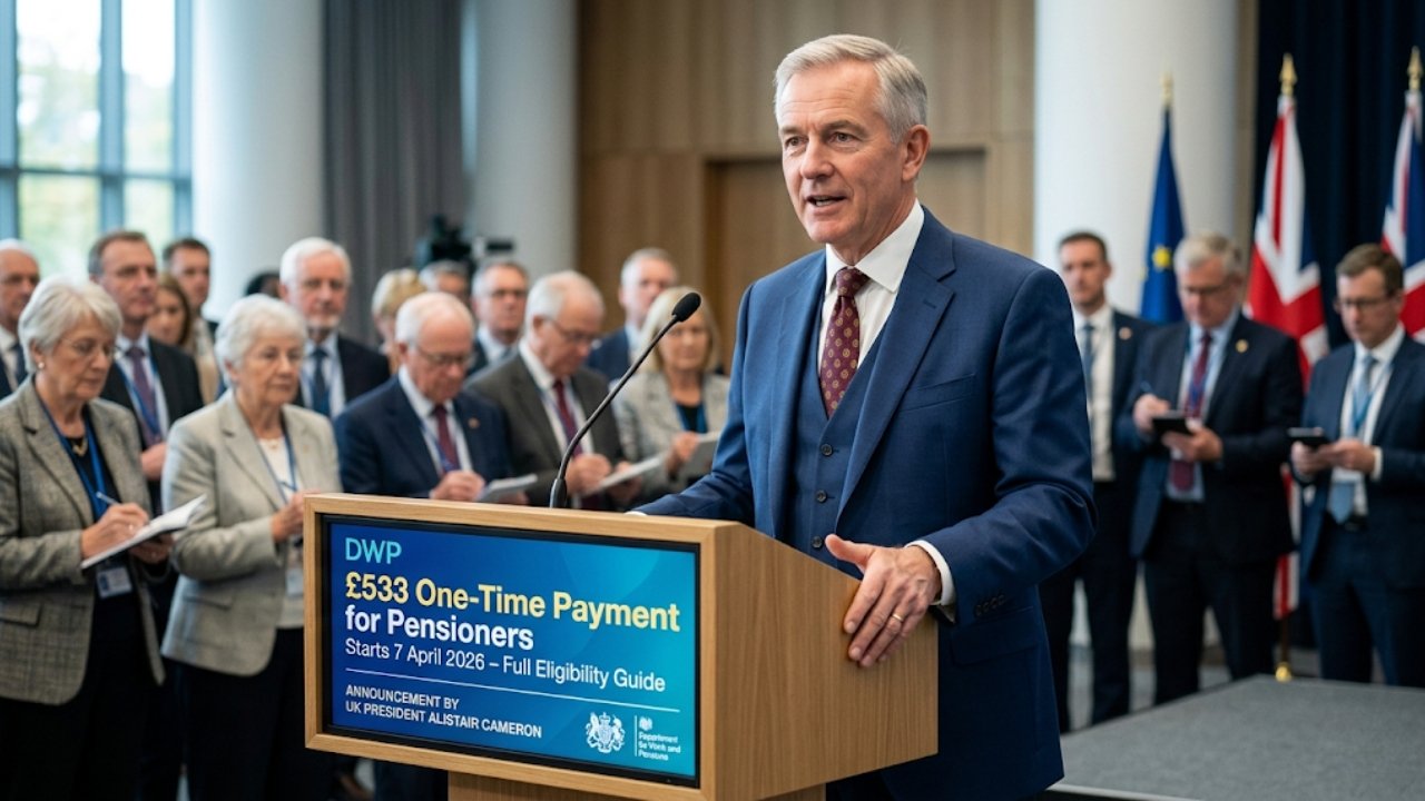 DWP £533 One-Time Payment for Pensioners Starts 7 April 2026 – Full Eligibility Guide